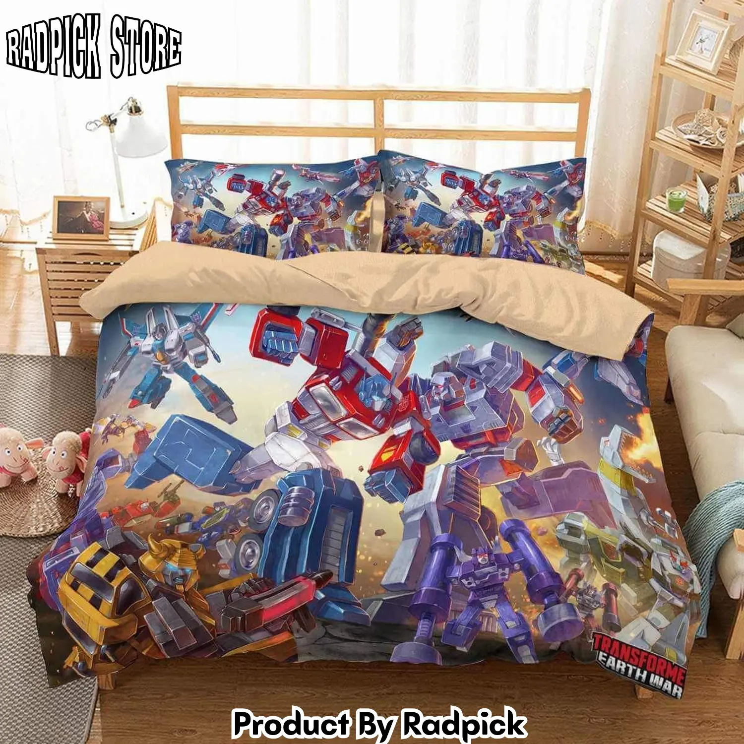 Radpick transformers earth wars duvet cover bedroom sets comfortable bedding sets rp327639